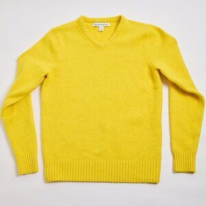 Yellow V-neck Sweater | Size Small